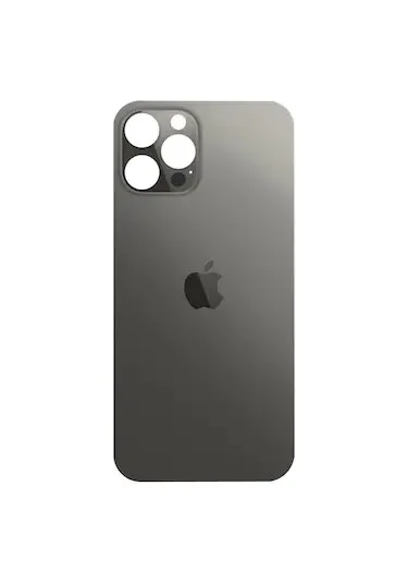 iPhone 12 Pro Arka Pil Kapağı (Cam) Siyah görsel 3