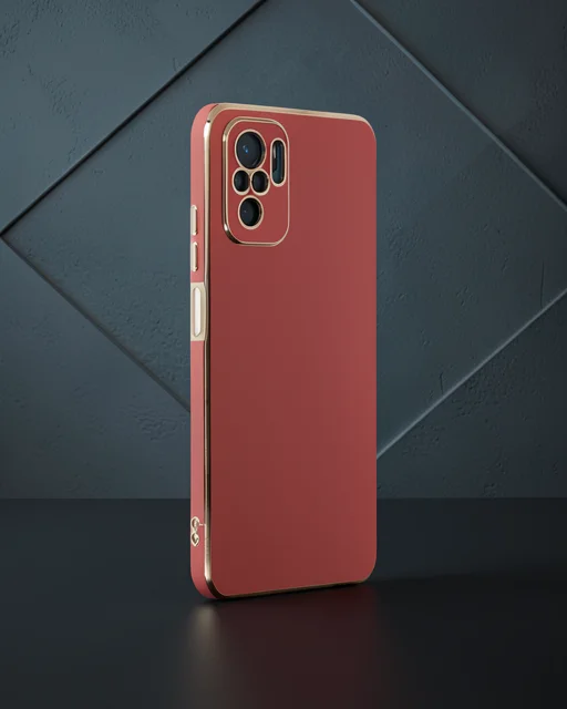 Xiaomi Redmi Note 10 Kılıf Volet Silikon - Kırmızı