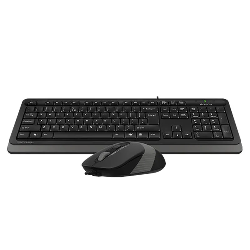 F1010 Q Usb Gri Mm Kablolu Klavye Mouse Set görsel 2