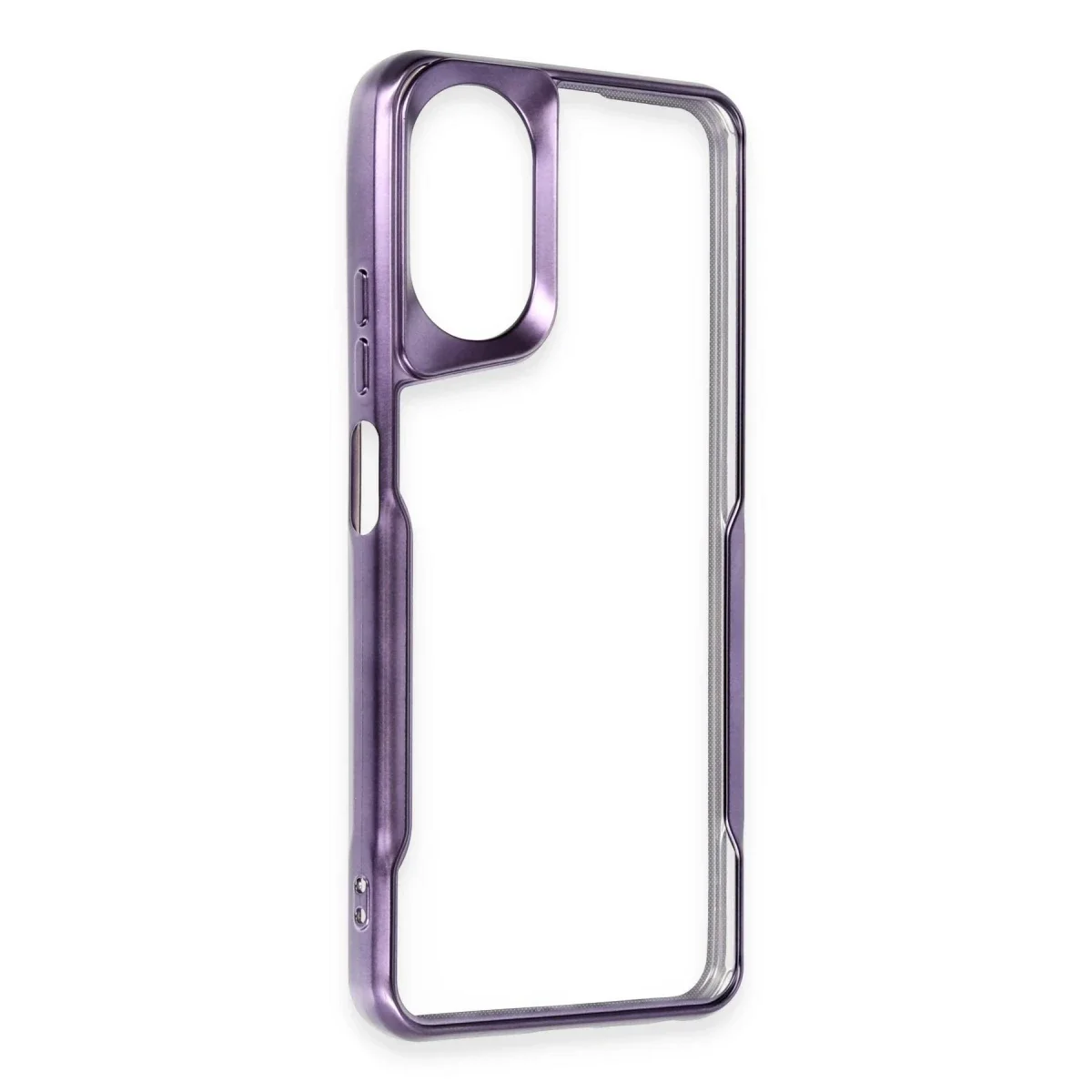 Realme 12 Lite Kılıf Boyi Silikon Kapak - Derin Mor görsel 2