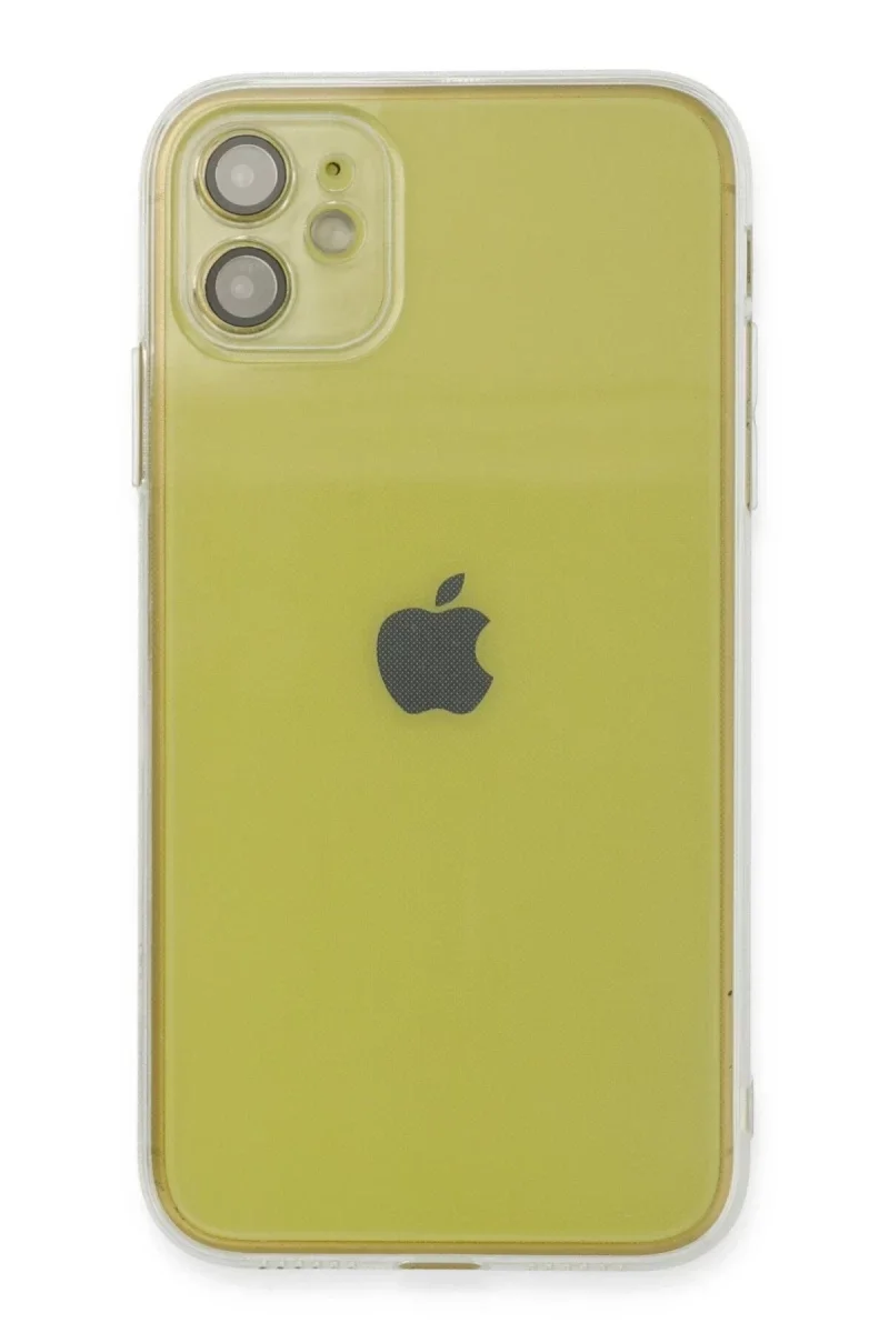 Apple iPhone 12 Kılıf Fly Lens Silikon - Şeffaf