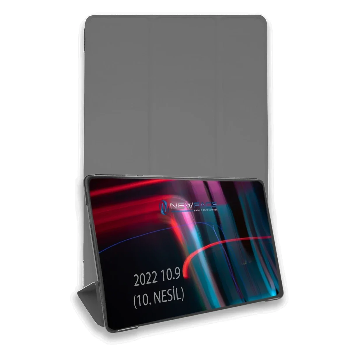 Apple iPad 2025 10.9 10.nesil (A16) Kılıf Tablet Smart Kılıf - Koyu Gri