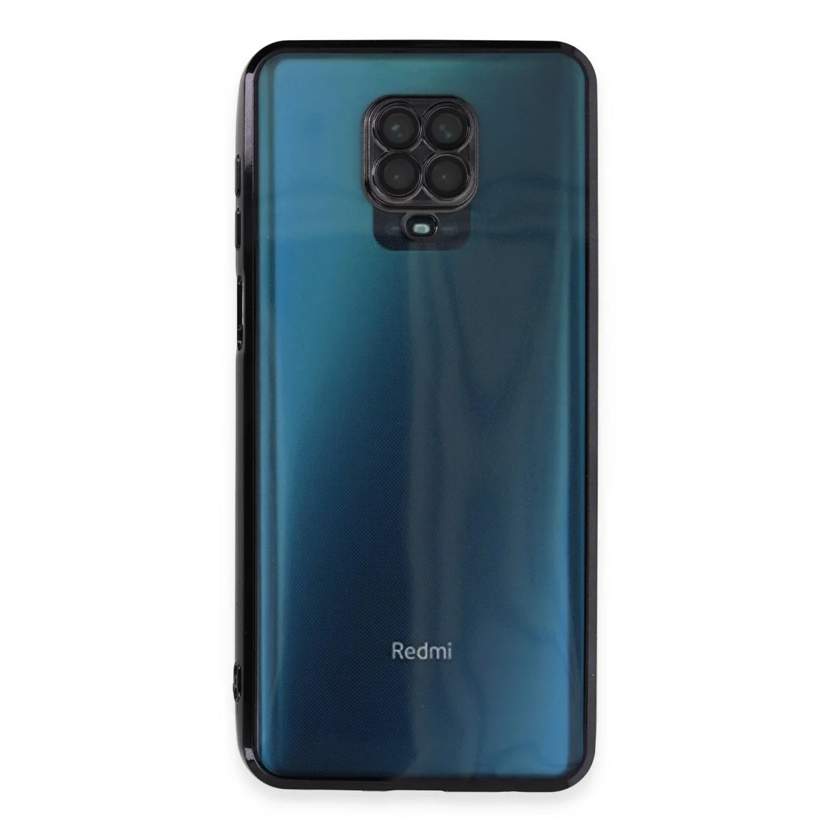Xiaomi Redmi Note 9 Pro Kılıf Razer Lensli Silikon - Siyah görsel 2