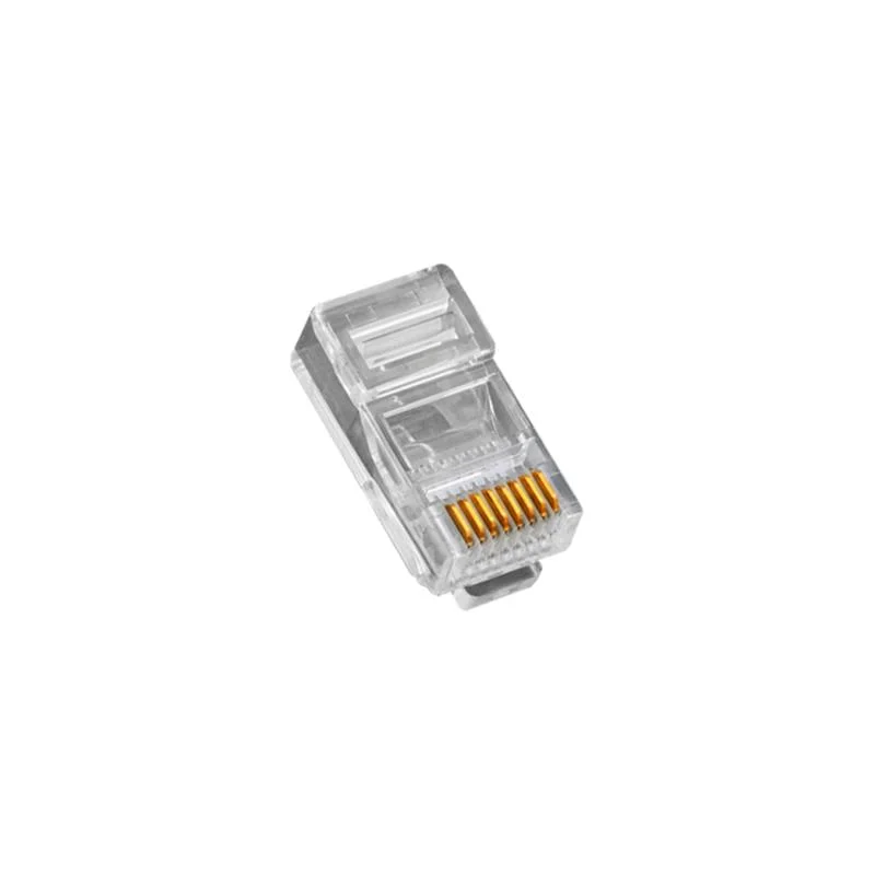 MPC6U3EZ CAT6 Plug U/utp EZRJ45 Yeni Nesil Altın Uç Konnektör 100 Lü Paket görsel 2