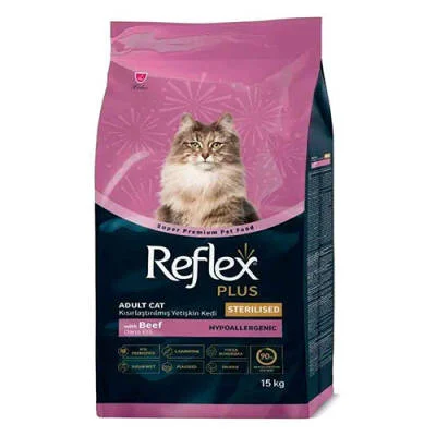 Biftekli Kısırlaştırılmış Kedi Maması 15 Kg