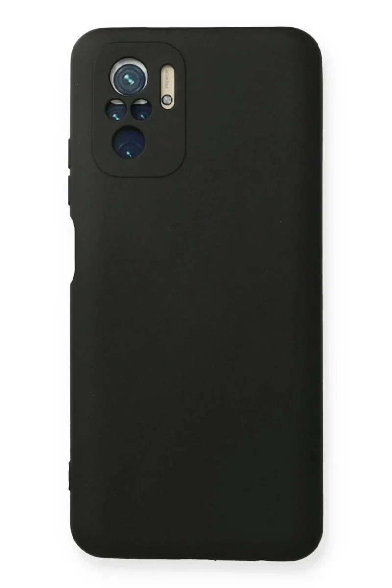 Xiao Red Note 10 Kılıf Nano içi Kadife Silikon - Siyah