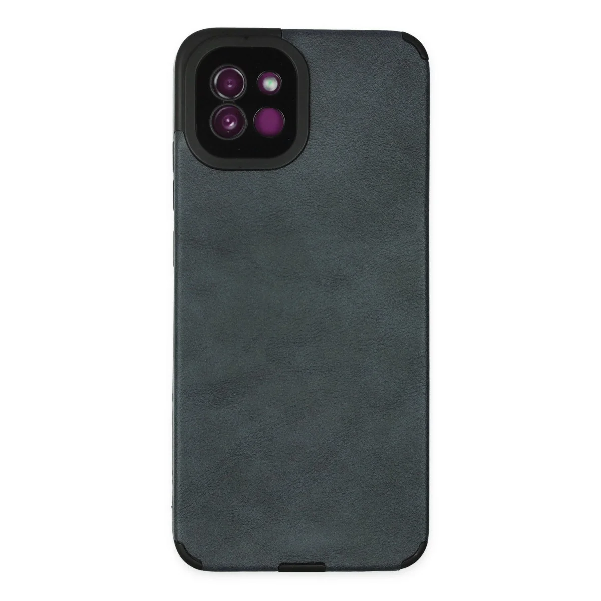 Samsung Galaxy A03 Kılıf Loop Deri Silikon - Lacivert
