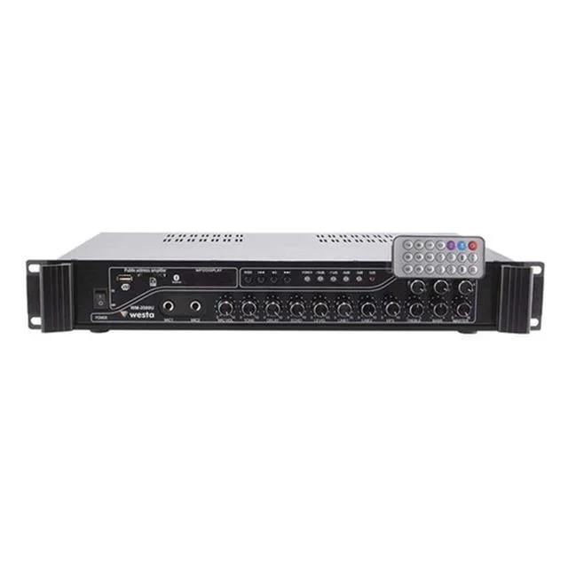 Westa Wm-2080u 200 Watt Trafolu 3 Bölge Kontrollü Mixer Anfi görsel 5