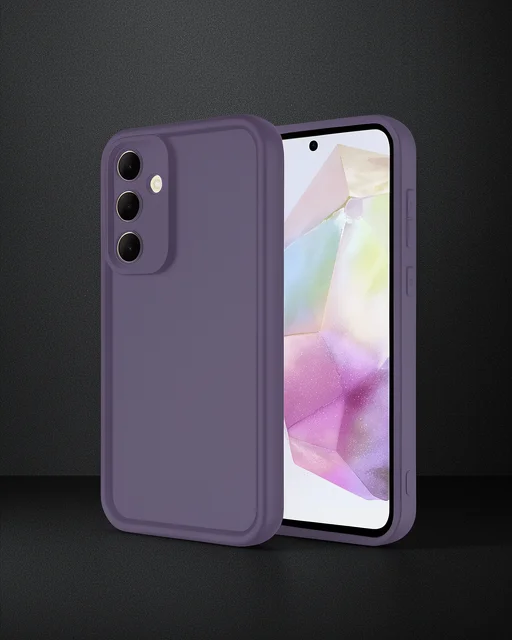 Samsung Galaxy A16 5g Kılıf Viera Silikon - Mürdüm