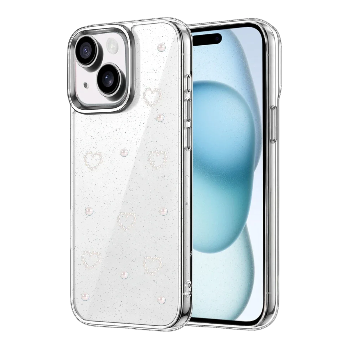 Apple iPhone 15 Fiyonk Desenli Kapak - Desen 10