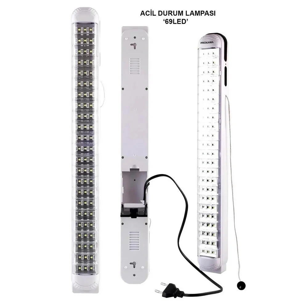 Ledpoint Lp-6069 Akülü 69 Led Şarjlı Işıldak görsel 6