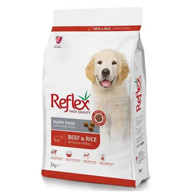 Biftekli ve Pirinçli Yavru Köpek Maması 3 Kg