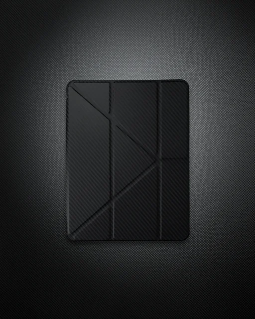 Apple İpad Pro 13 (2024) Kılıf Color Karbon Tablet Kılıfı - Siyah