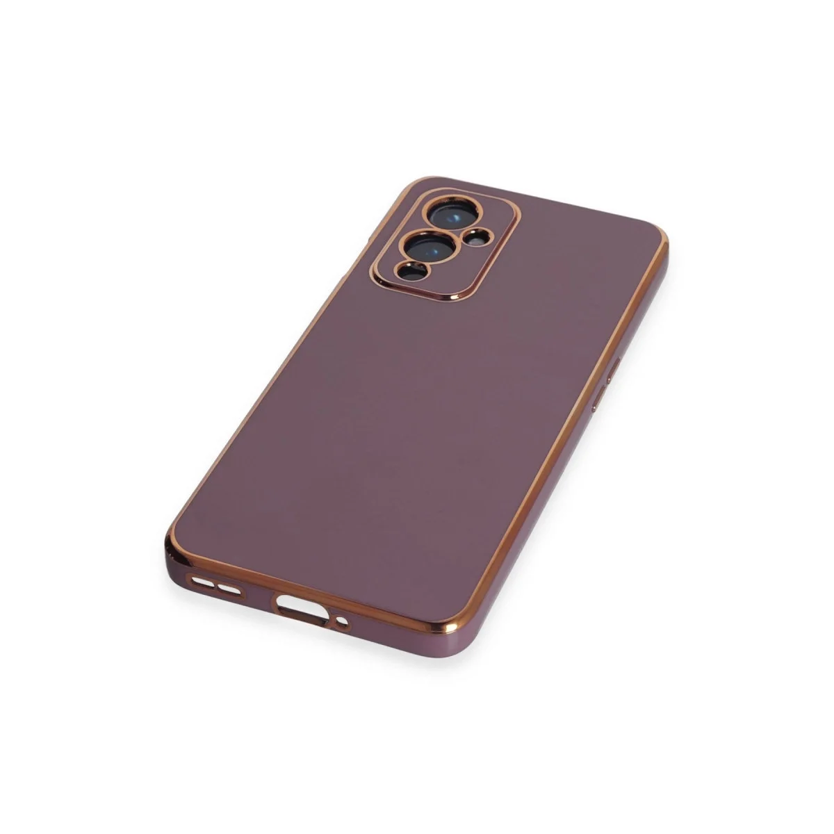 One Plus 9 Kılıf Volet Silikon - Mor görsel 4