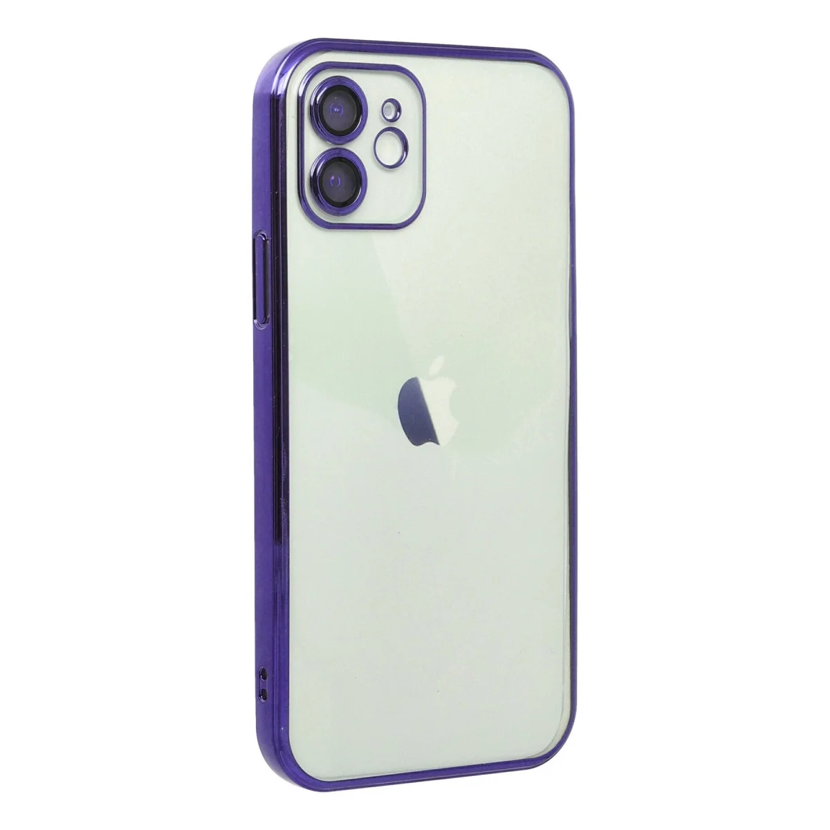 Apple İphone 12 Kılıf Razer Lensli Silikon - Mor görsel 2