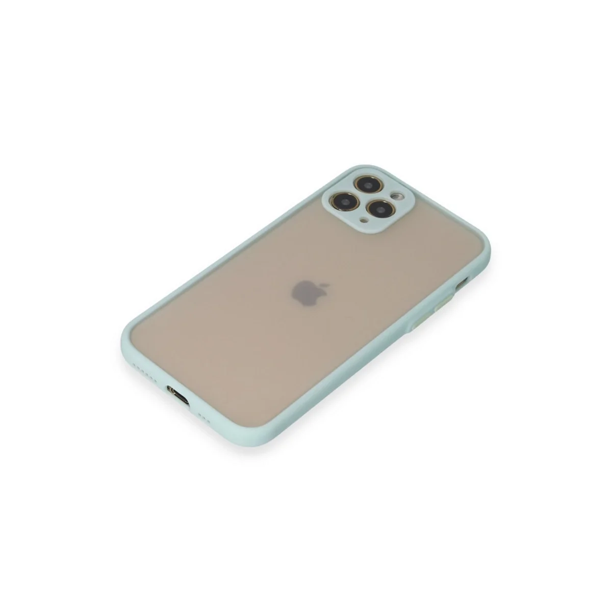 Apple İphone 11 Pro Kılıf Montreal Silikon Kapak - Turkuaz görsel 4