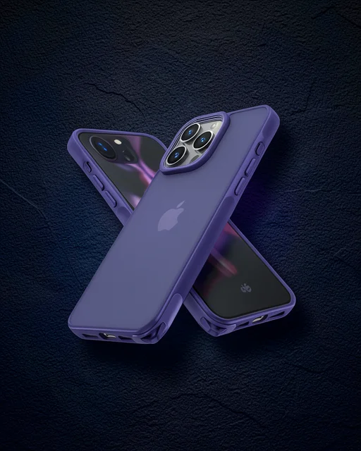 Apple İphone 13 Pro Max Kılıf Elegant Kapak - Derin Mor