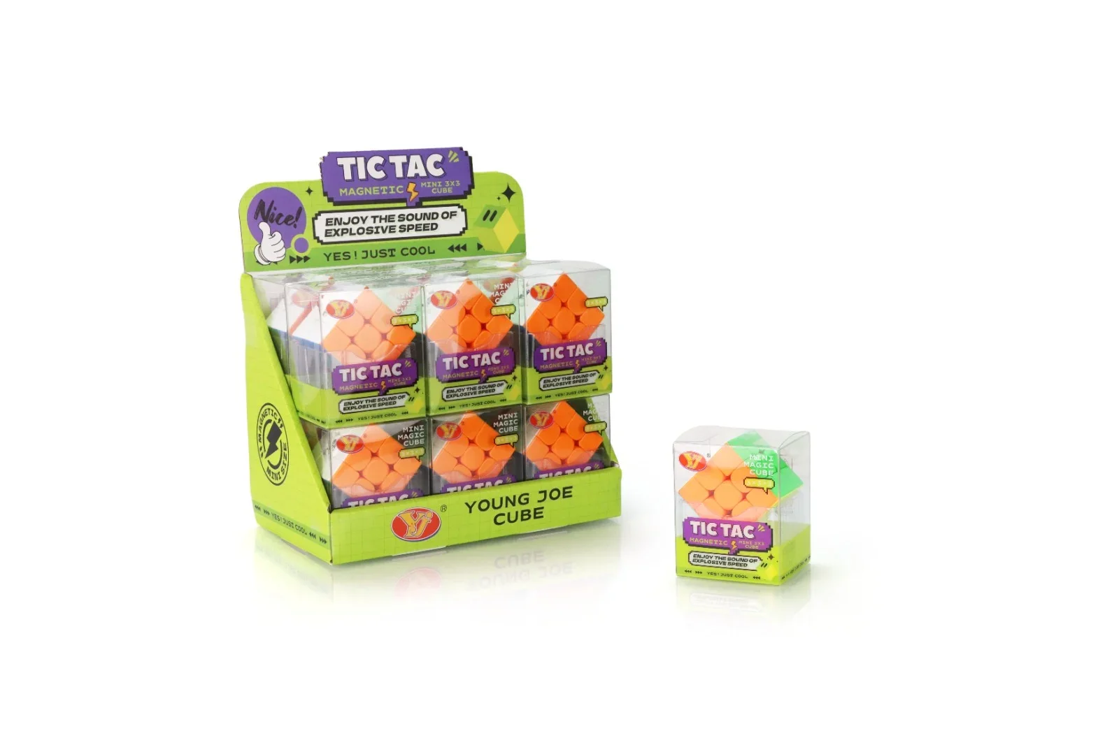 YJ8425 Young Joe Tic Tac 3X3 ni Amgnetic Küp