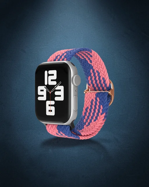 Apple Watch 42mm Kordon - Pembe-mavi