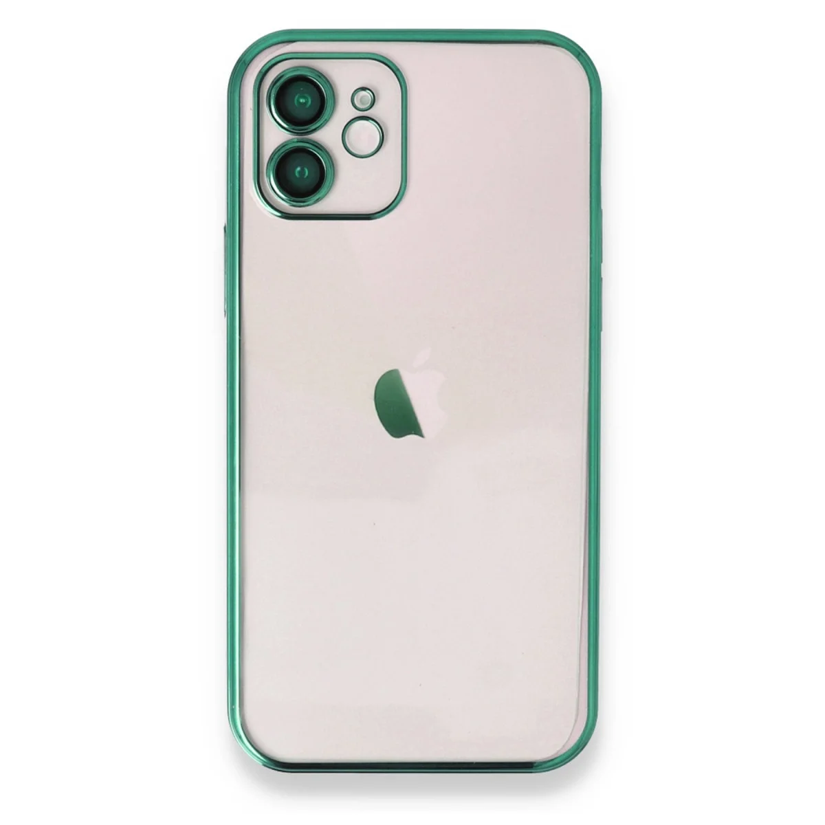 Apple İphone 11 Kılıf Razer Lensli Silikon - Yeşil