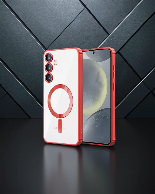 Samsung Galaxy S24 Plus Kılıf Kross Magneticsafe Kapak - Kırmızı