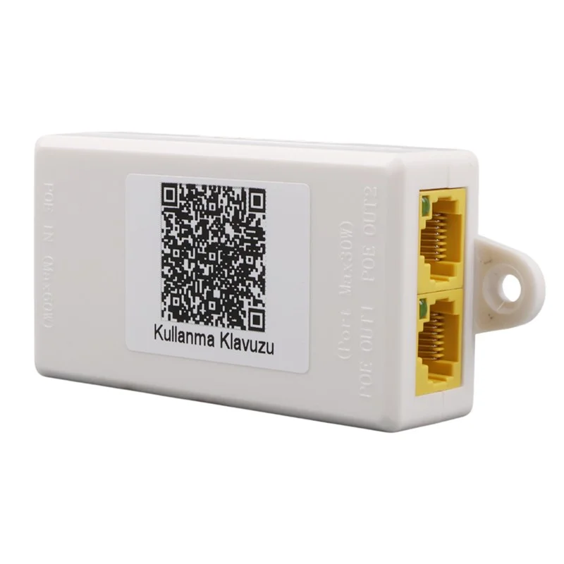 POE-RP12 1 Port Poe Giriş Besleme+ 2 Port Poe Çıkış 10/100 Plastik Kasa Poe Repeater