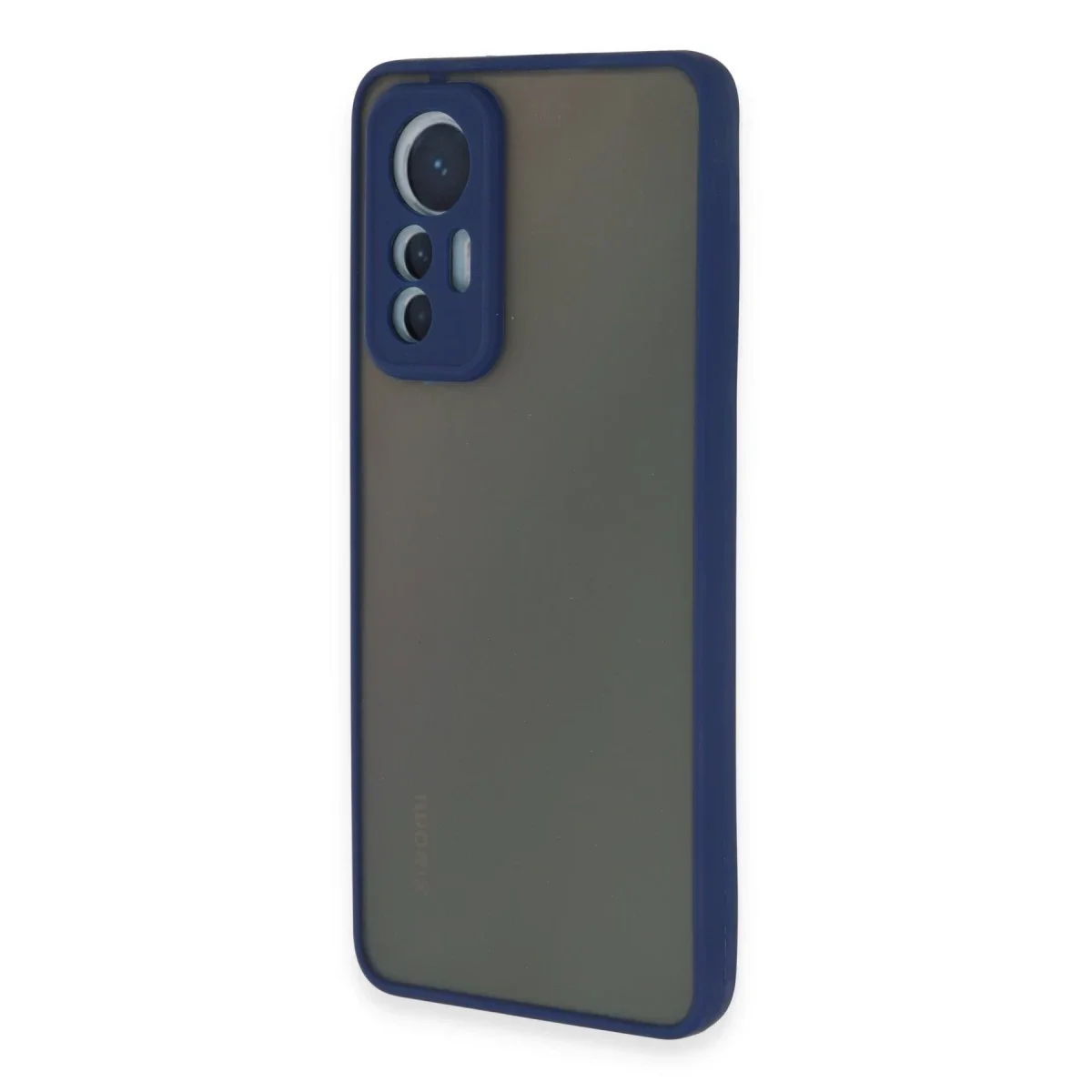 Xiaomi Mi 12 Lite Kılıf Montreal Silikon Kapak - Lacivert görsel 2