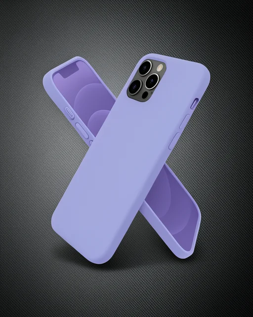 Apple İphone 12 Pro Kılıf First Silikon - Mor