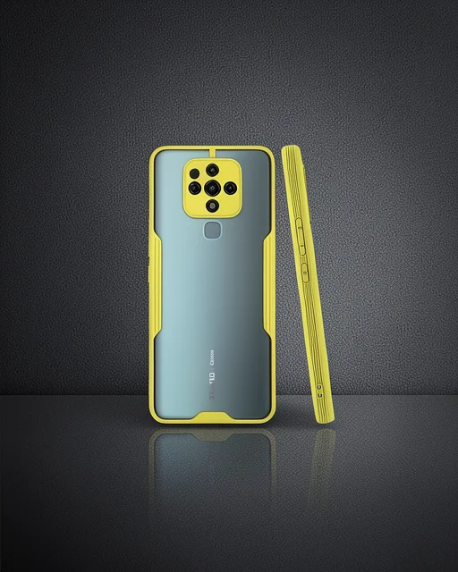 Tecno Camon 16 Kılıf Platin Silikon - Sarı