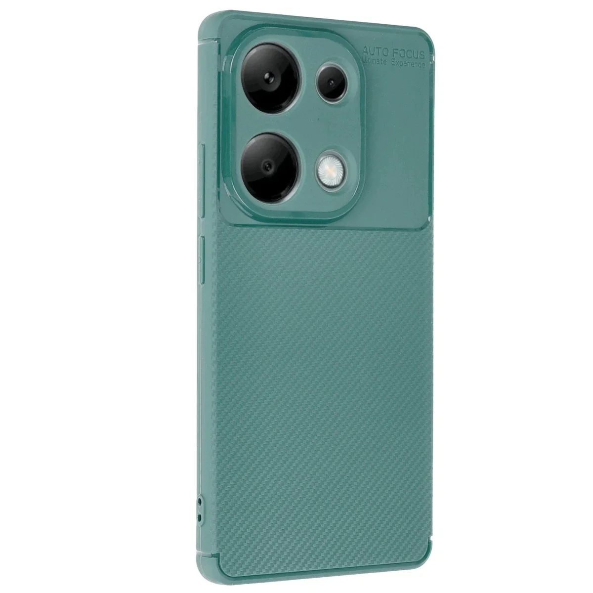 Xiaomi Redmi Note 13 Pro 4G Kılıf Auto Focus Karbon Kapak - Koyu Yeşil görsel 2