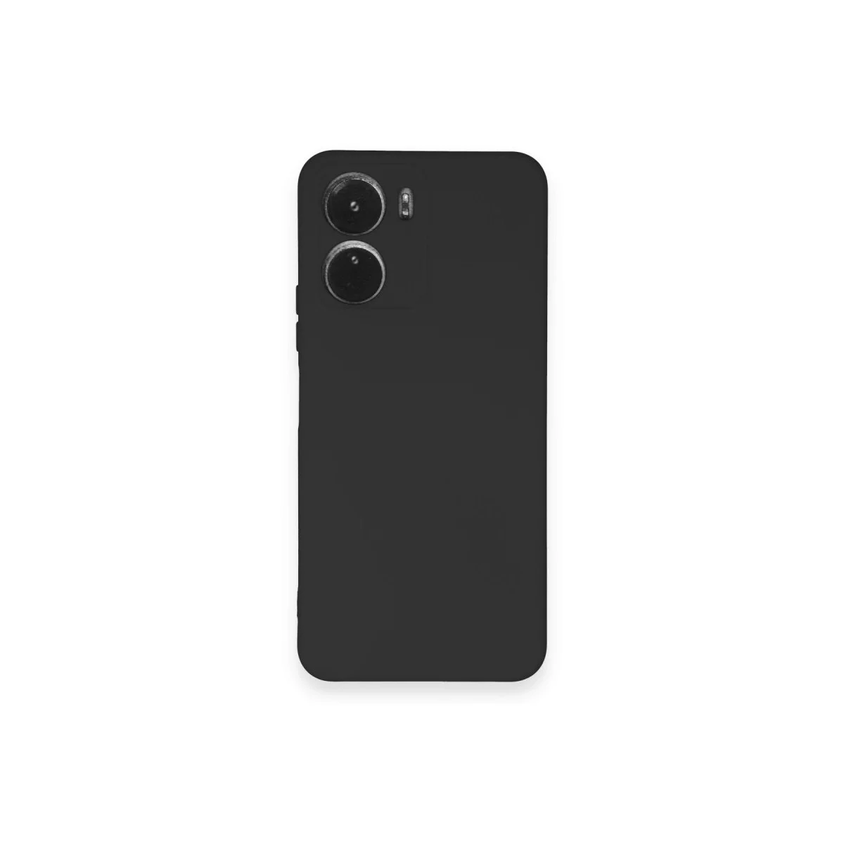 Vivo Y16 Kılıf Nano İçi Kadife Silikon - Siyah