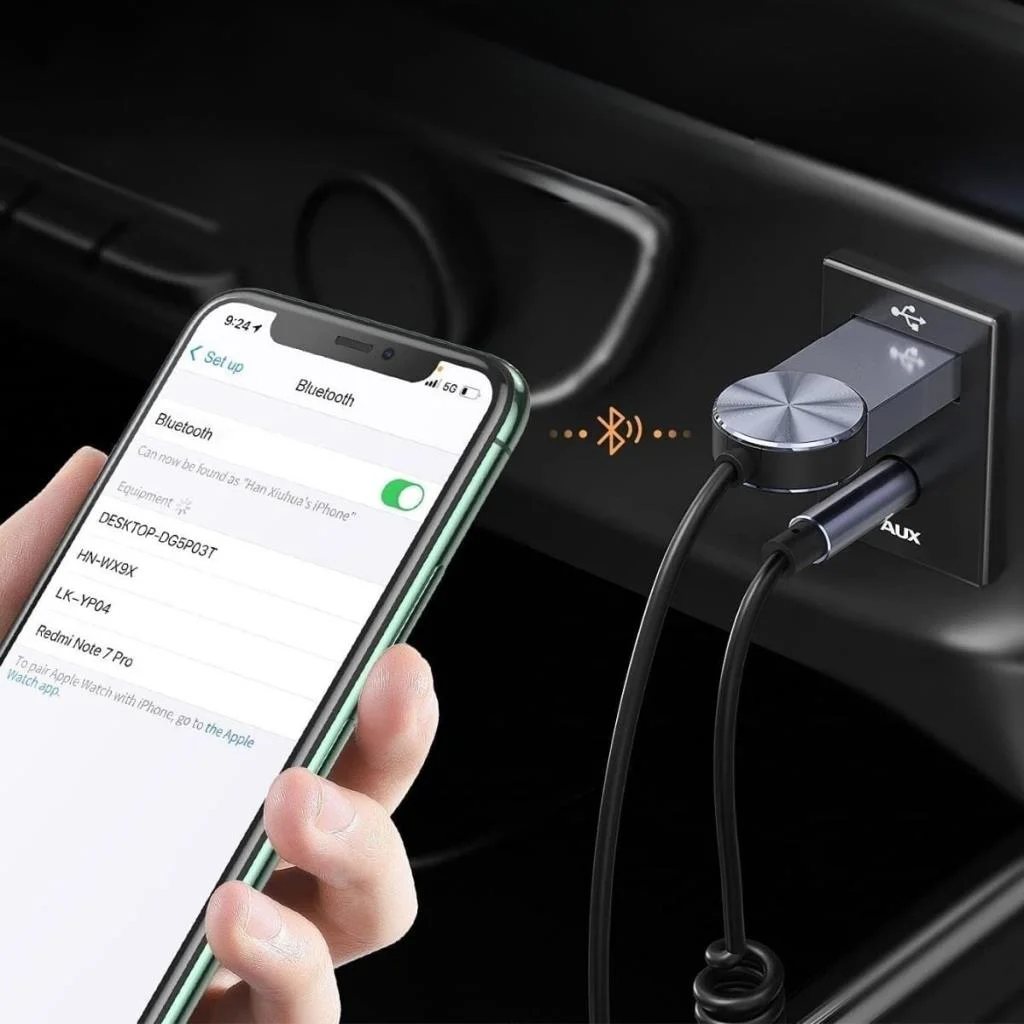 Araba için Bluetooth Aux Alıcısı Wireless Araç Kiti (adet fiyatıdır) görsel 4