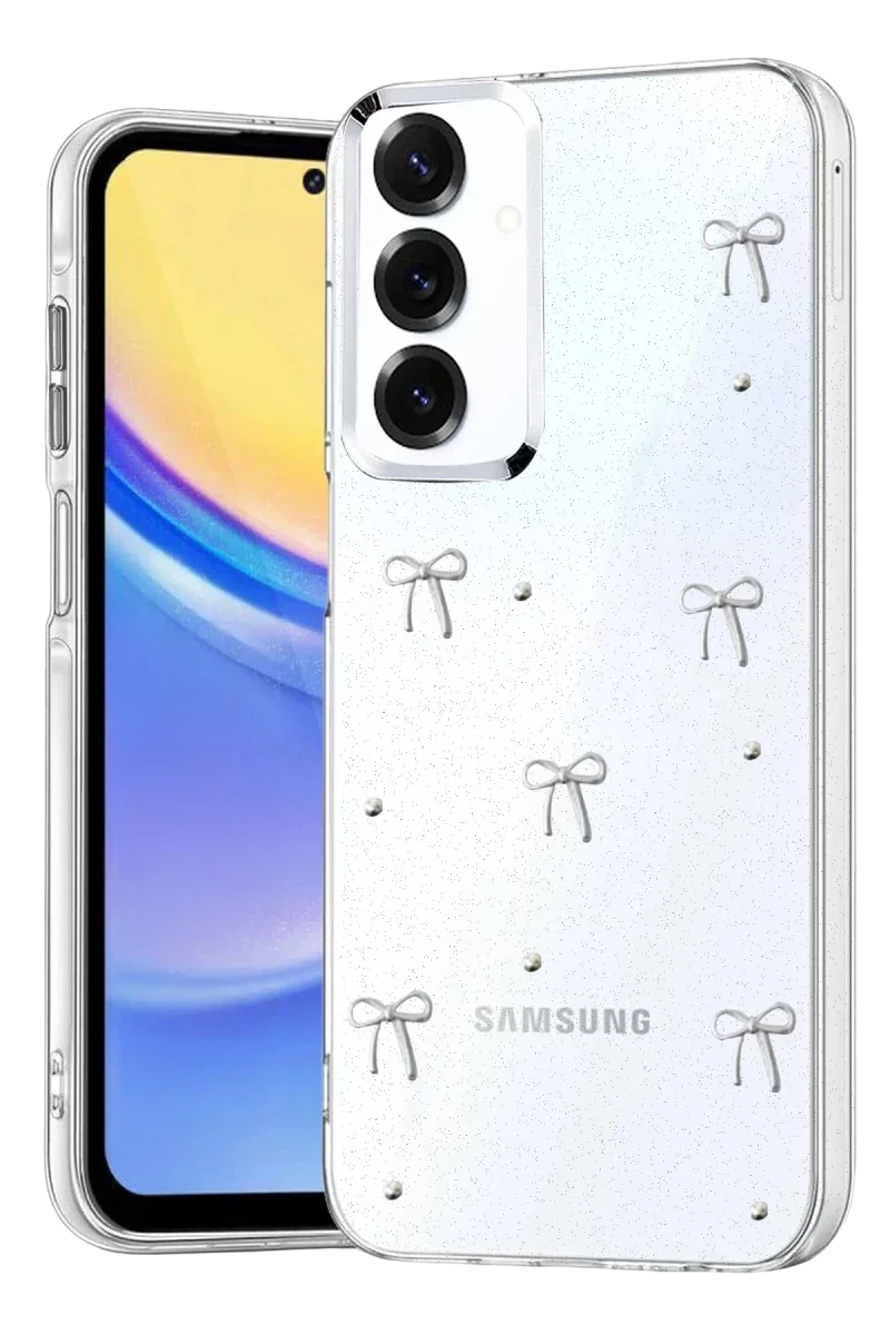 Samsung Galaxy S24 FE Fiyonk Desenli Kapak - Desen 5