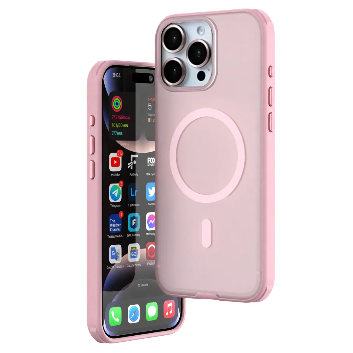 Joko Apple iPhone 16 Pro Max Mim Magsafe Kapak - Pembe