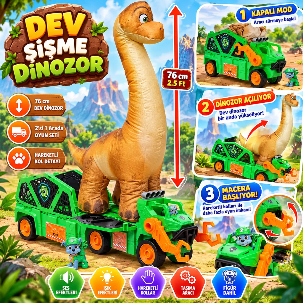Movie 3 Megasaurus Dino Aracı