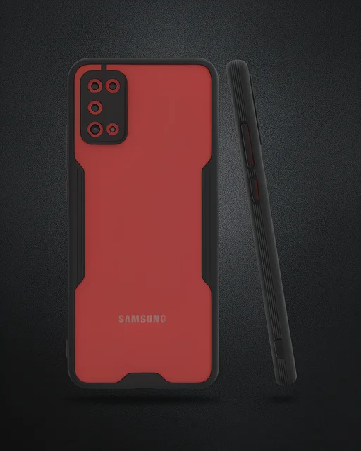 Samsung Galaxy A02s Kılıf Platin Silikon - Siyah