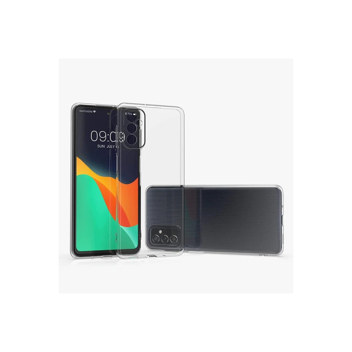 Samsung Galaxy M52 5g Kılıf Lüx Şeffaf Silikon görsel 2