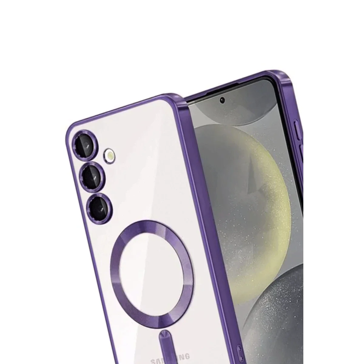 Samsung Galaxy A16 5G Kross Magneticsafe Kapak - Mor görsel 3