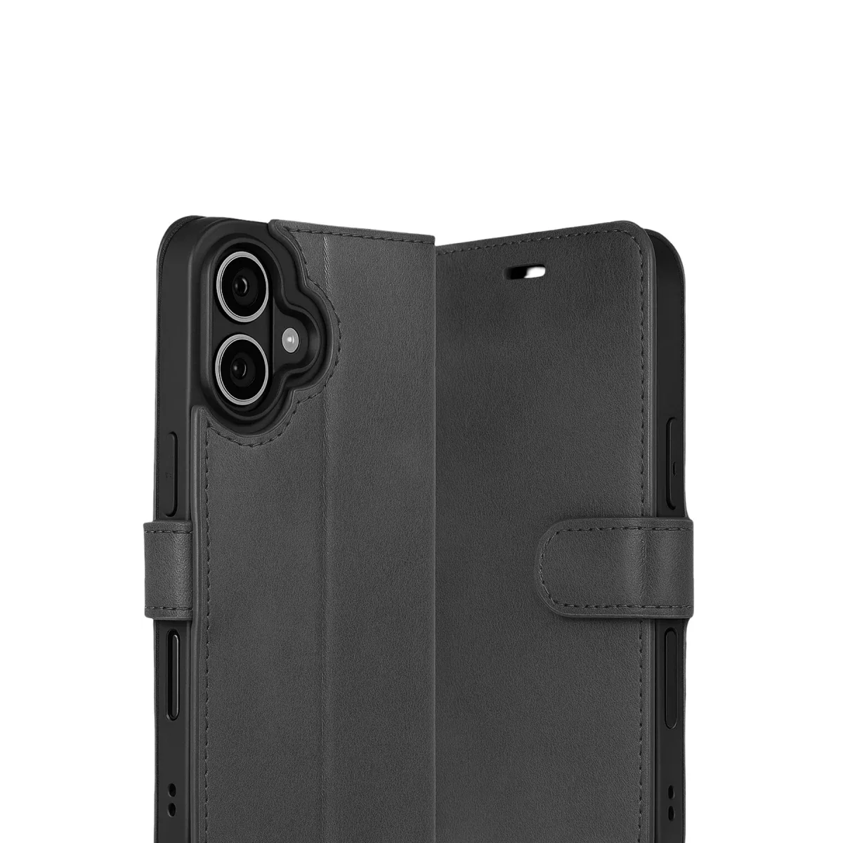 Apple iPhone 17 Trend S Plus Kapaklı Kılıf - Siyah görsel 2