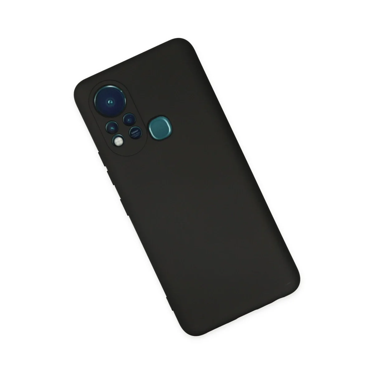 İnfinix Hot 11s Kılıf Nano İçi Kadife Silikon - Siyah görsel 3