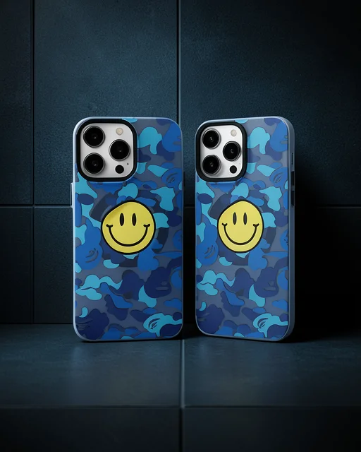 Apple İphone 14 Pro Kılıf Apollo Magneticsafe Desenli Kapak - Apollo Mavi - 1