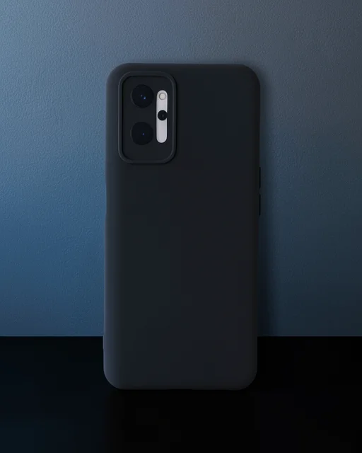 Realme 9i 4g Kılıf Nano İçi Kadife Silikon - Siyah