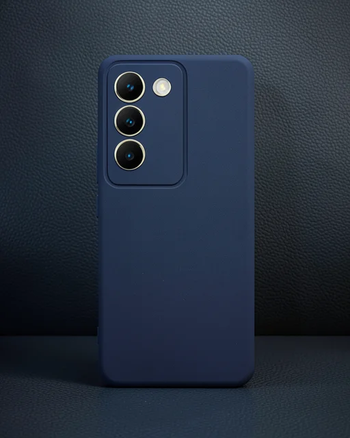 Vivo V30 Lite 4g Kılıf First Silikon - Lacivert