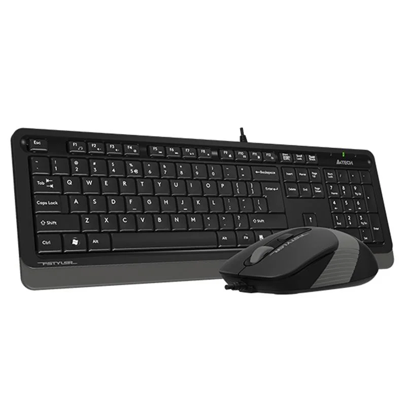 F1010 Q Usb Gri Mm Kablolu Klavye Mouse Set görsel 3