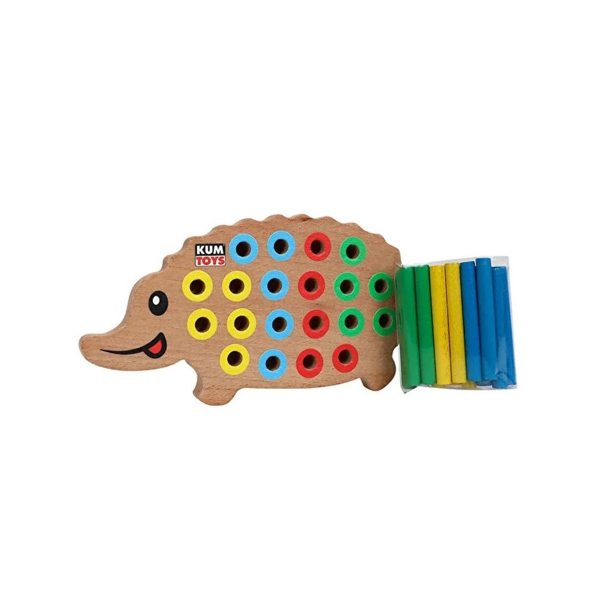 KM5655 Ahşap Kirpi Bultak -Kumtoys görsel 2