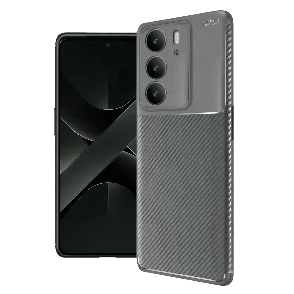 Realme C75 4g Auto Focus Karbon Kapak - Gri