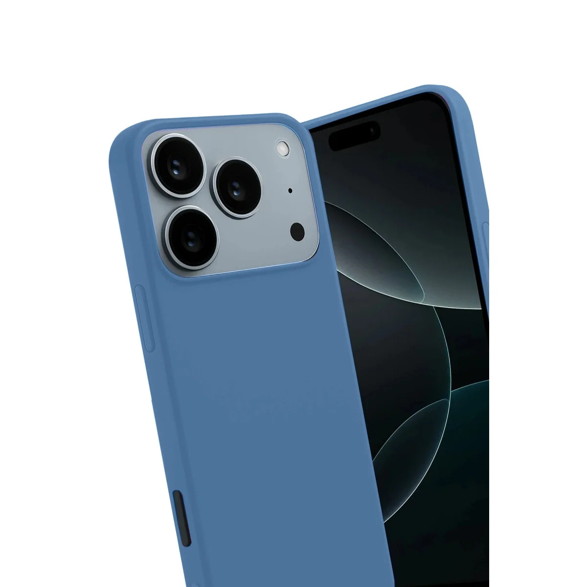 Apple İphone 17 Pro Max First Silikon - Mavi görsel 3