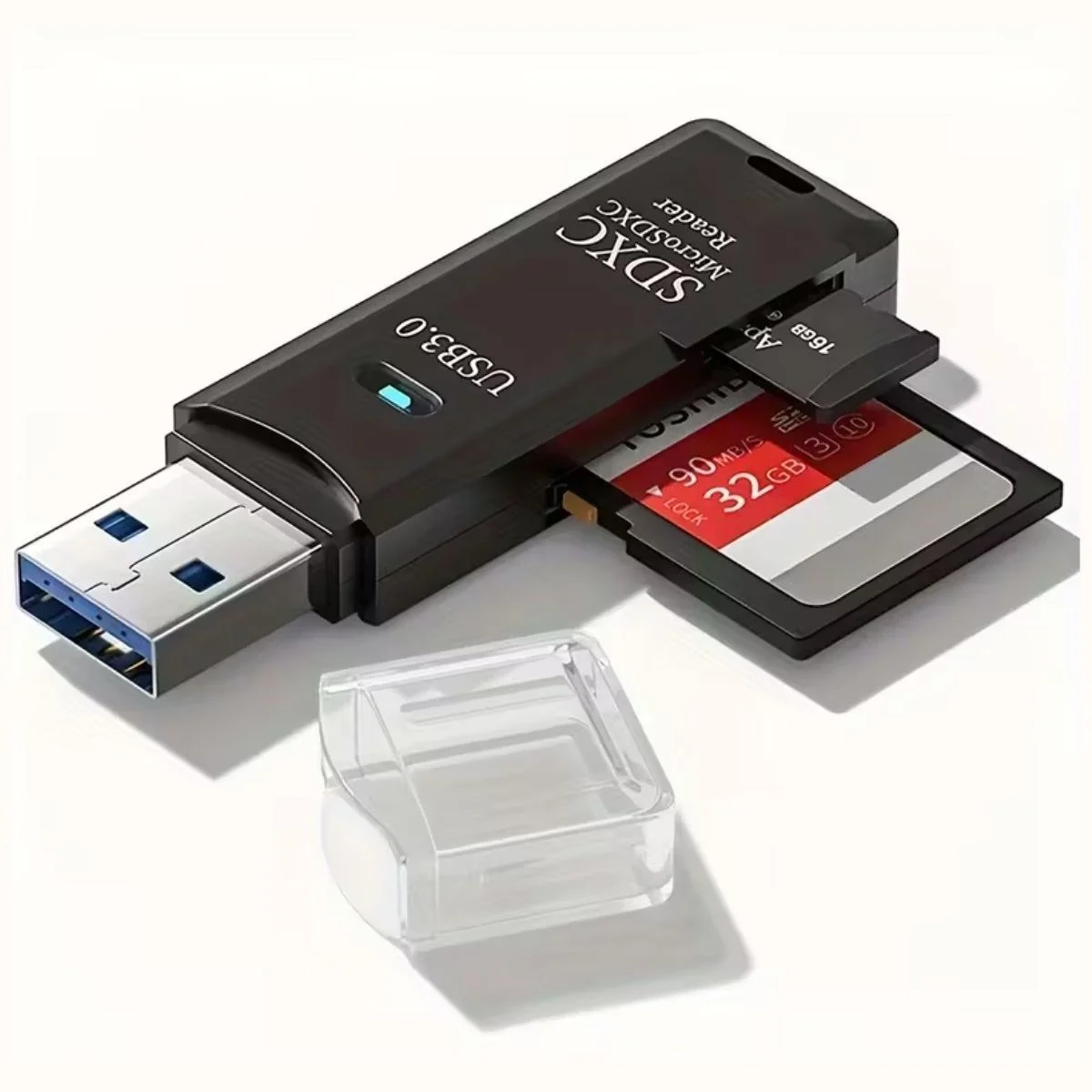 2in1 Usb 3.0 cro Sd Hafıza Kartı - Tf Kart Okuyucu Hub Adaptör Veri Aktarıcı