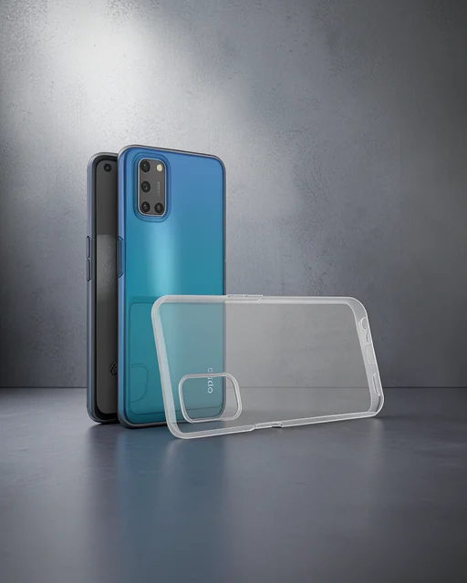 Oppo A52 Kılıf Lüx Şeffaf Silikon