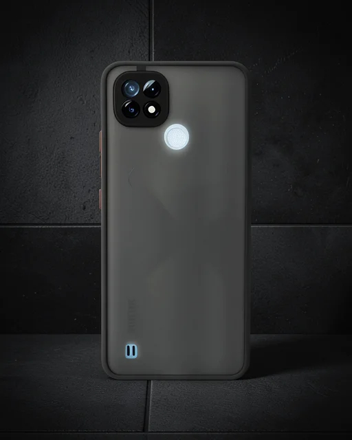 Realme C21 Kılıf Montreal Silikon Kapak - Siyah